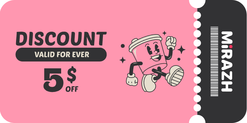 🎁 $5 Discount for MiRAZH™ Mark Design!