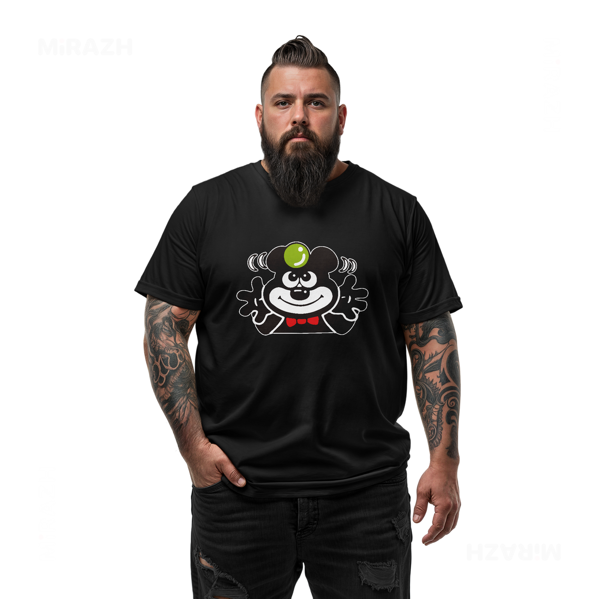 AdamsKhersiBlueberry Adult T Shirt 05 Black