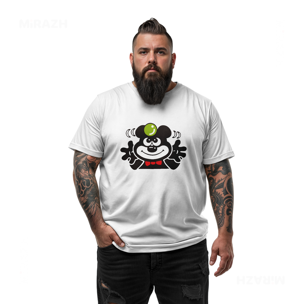 AdamsKhersiBlueberry Adult T Shirt 05 White