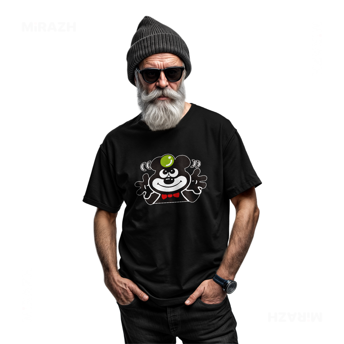 AdamsKhersiBlueberry Adult T Shirt 06 Black