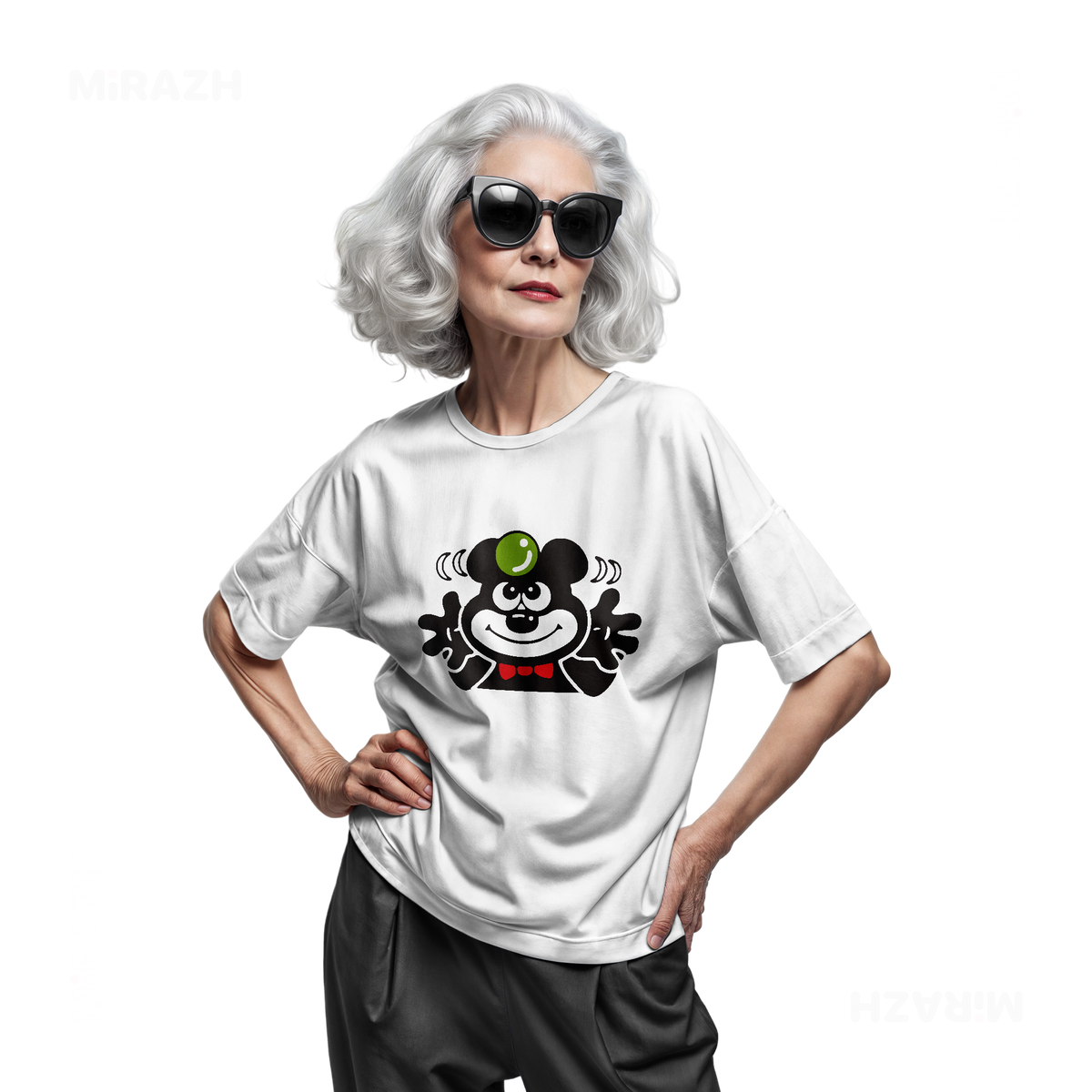 AdamsKhersiBlueberry Adult T Shirt 07 White