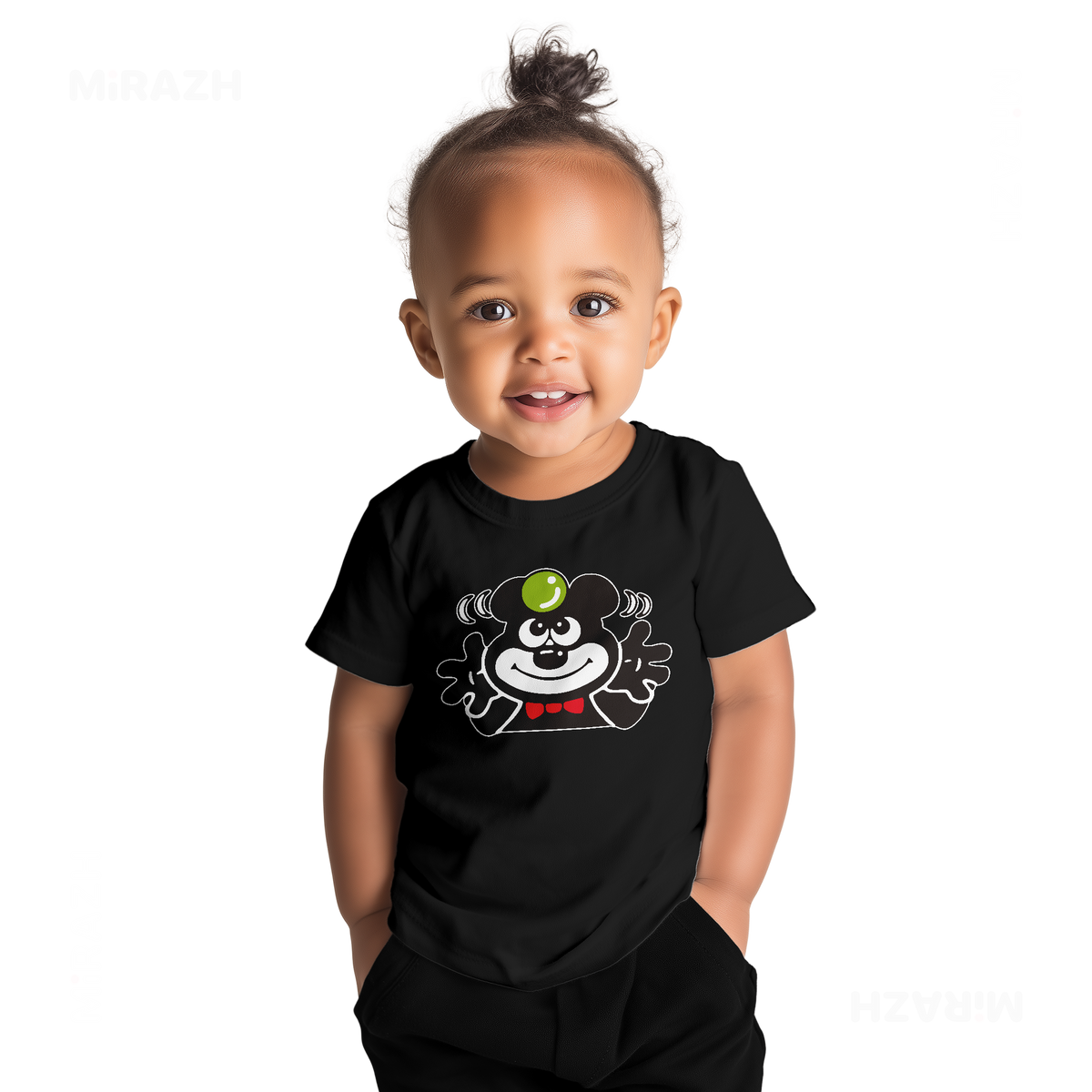 AdamsKhersiBlueberry Baby T Shirt 04 Black
