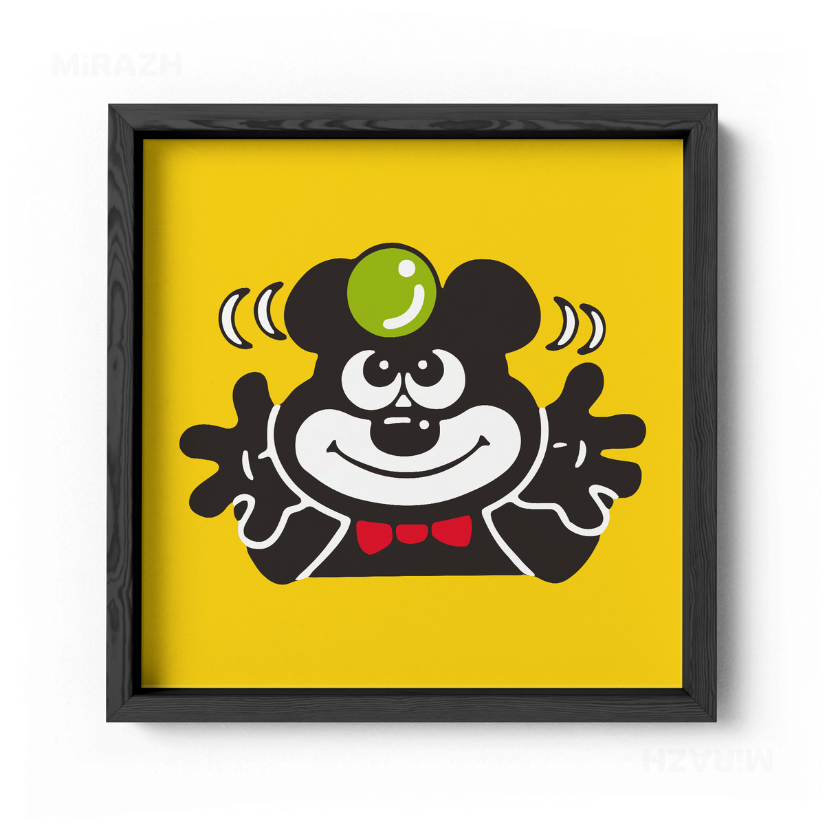 AdamsKhersiBlueberry Framed Poster 04 Black Wood