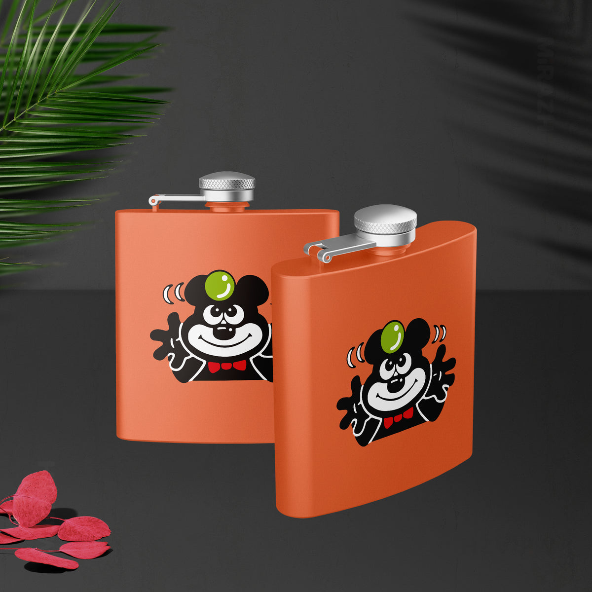 AdamsKhersiBlueberry Hip Flasks 02 Orange