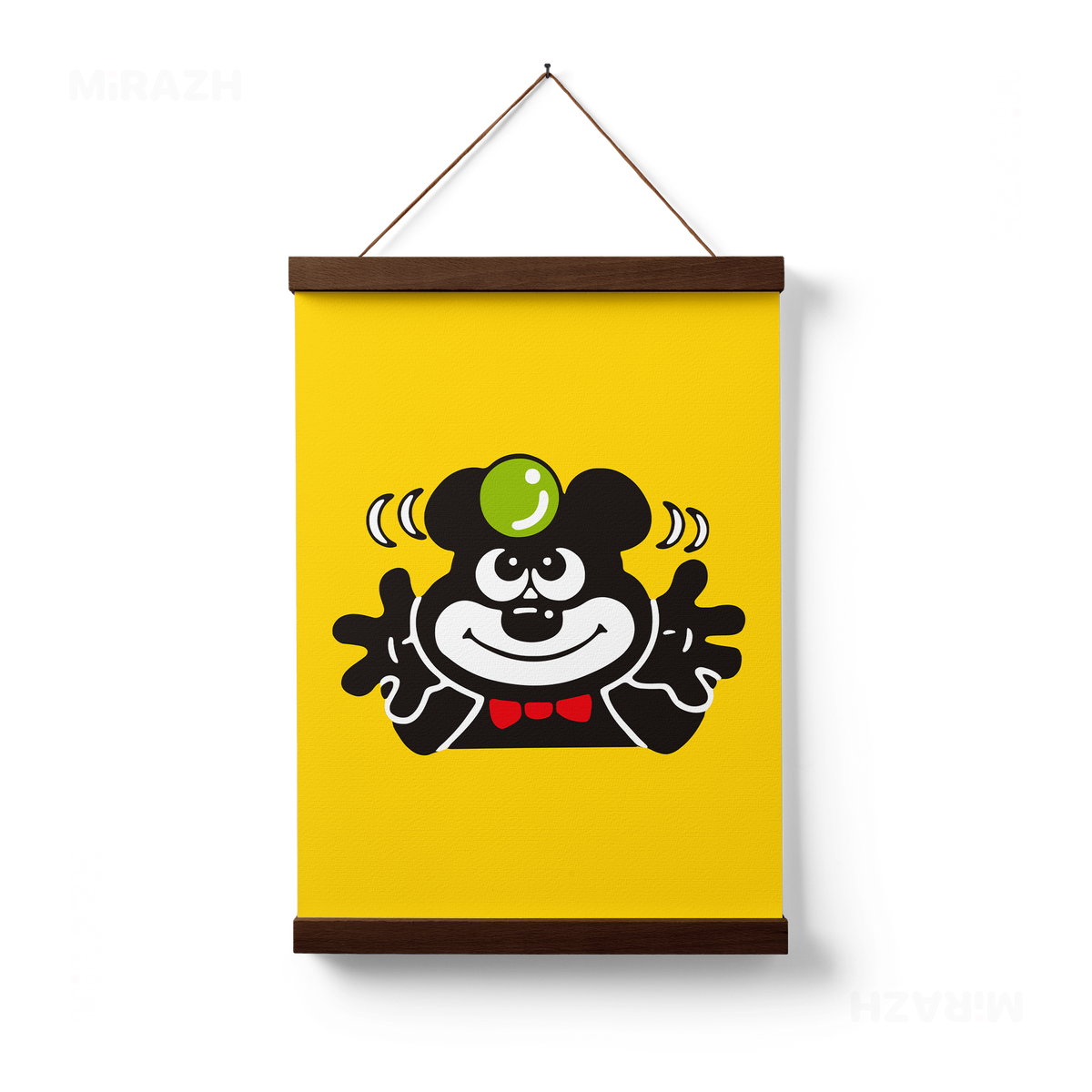 AdamsKhersiBlueberry Magnetic Hanger Poster 01 Dark Wood