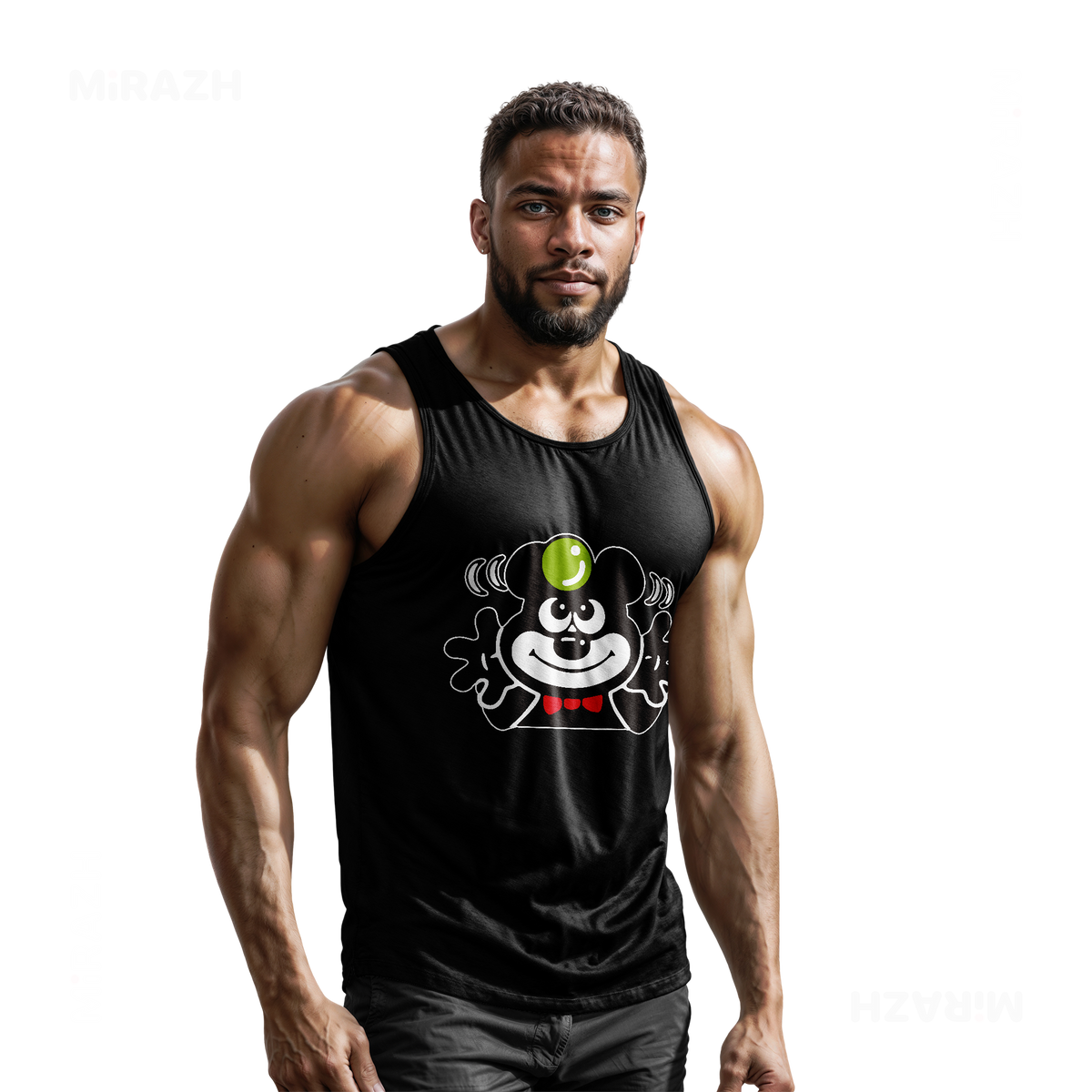 AdamsKhersiBlueberry Tank Tops 02 Black