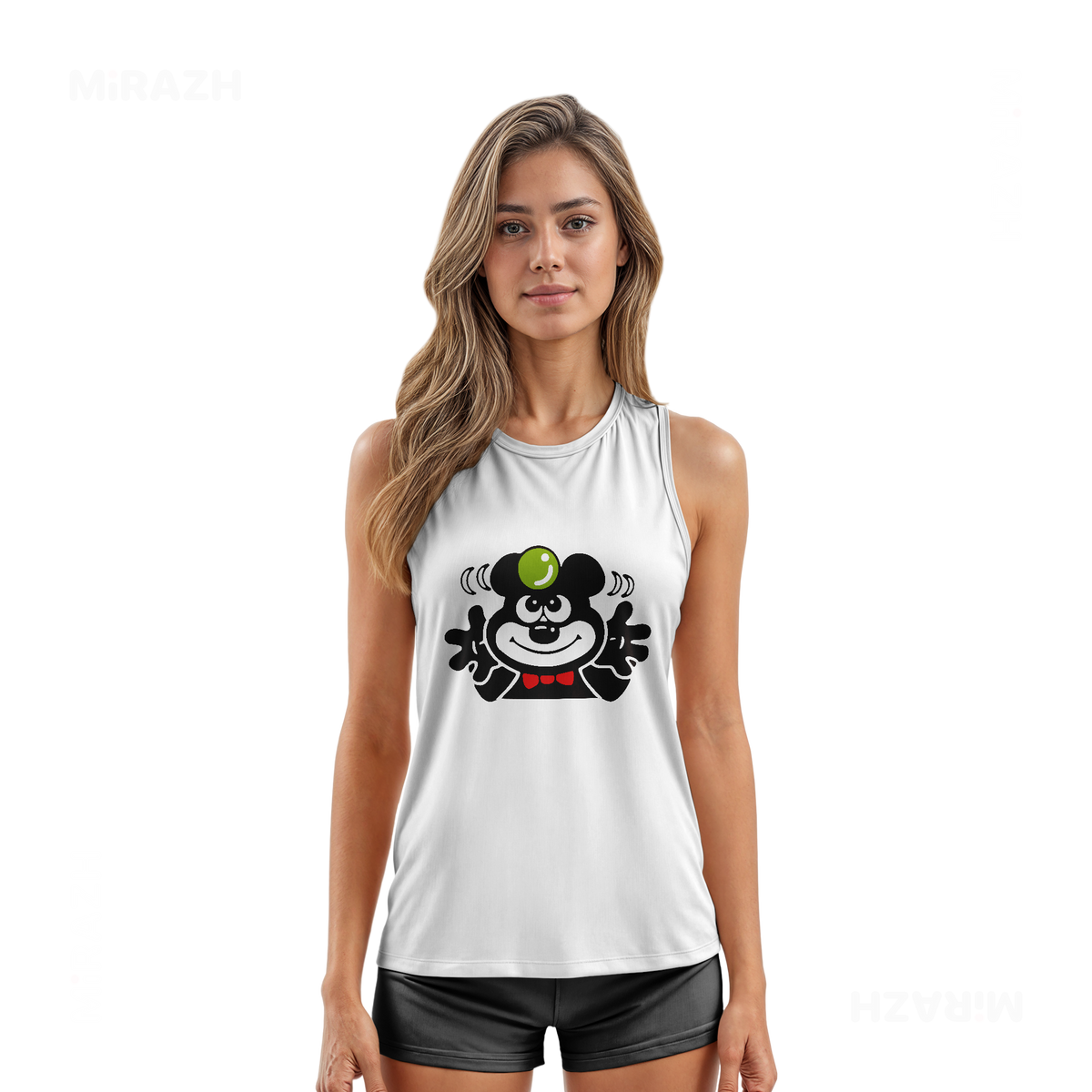 AdamsKhersiBlueberry Tank Tops 03 White