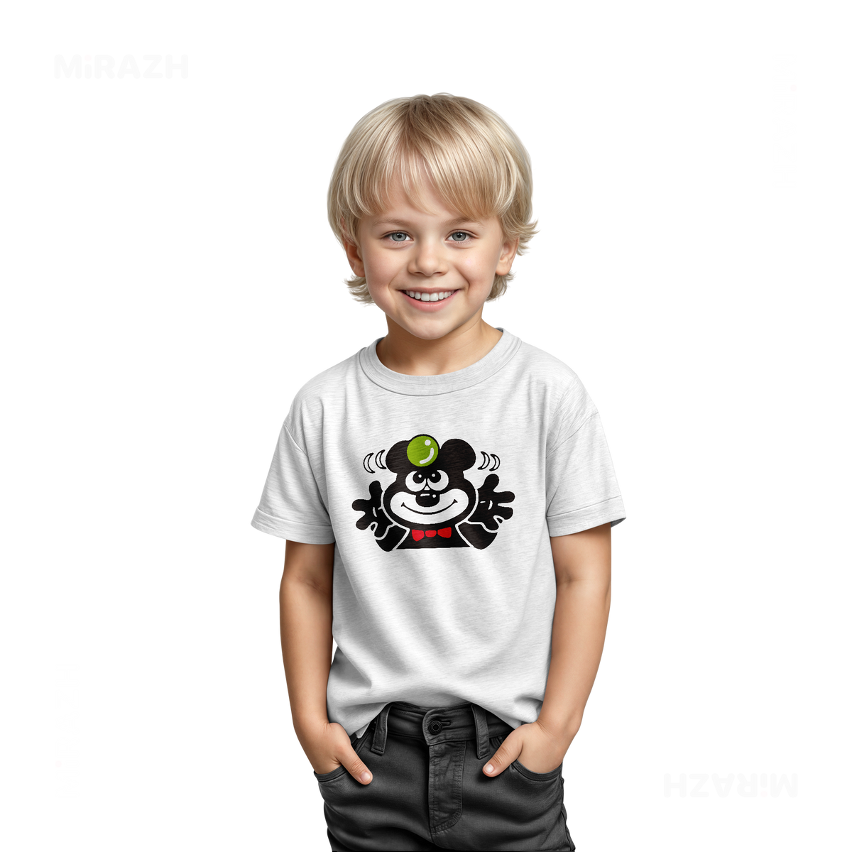AdamsKhersiBlueberry Toddler T Shirt 03 White