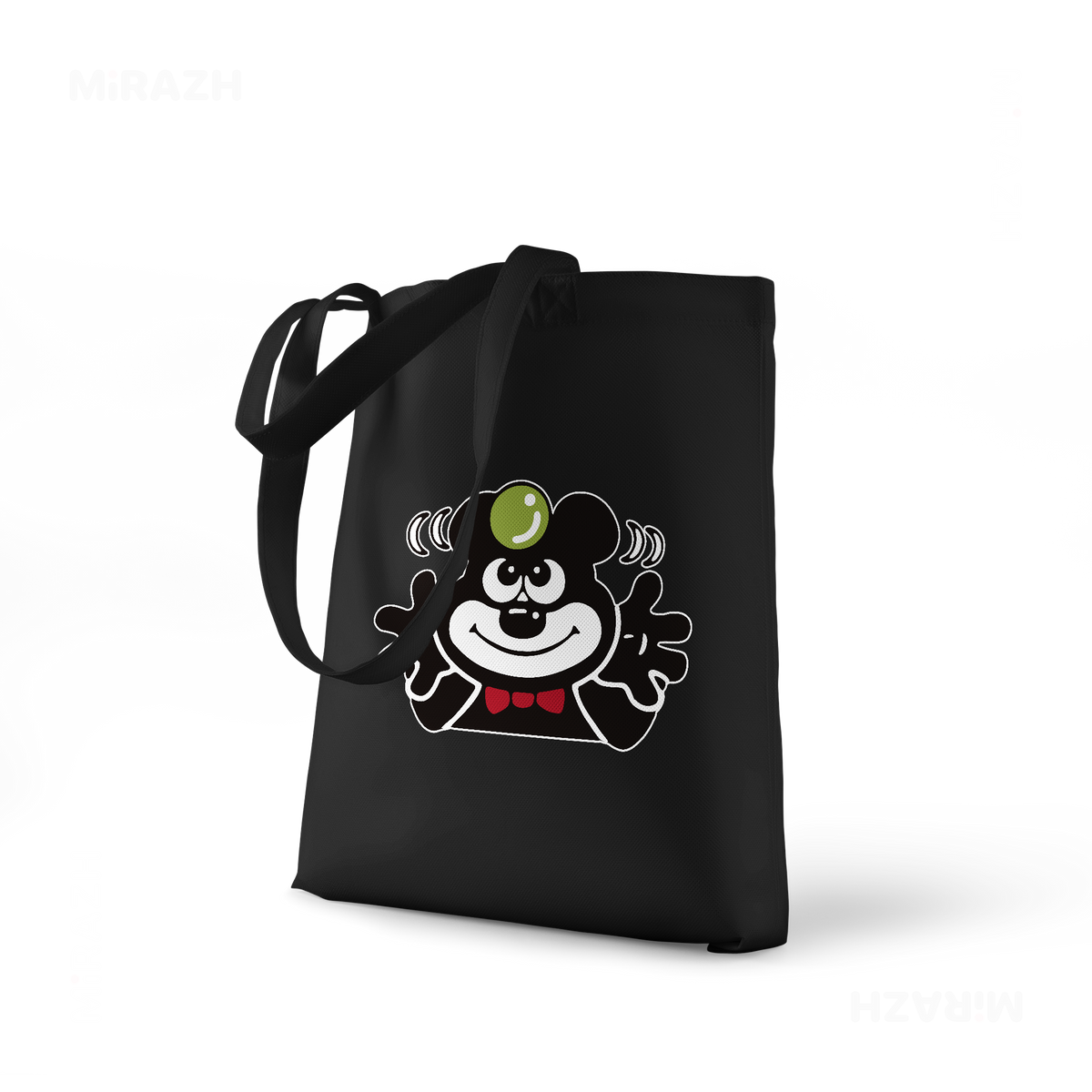 AdamsKhersiBlueberry Tote Bags 01 Black