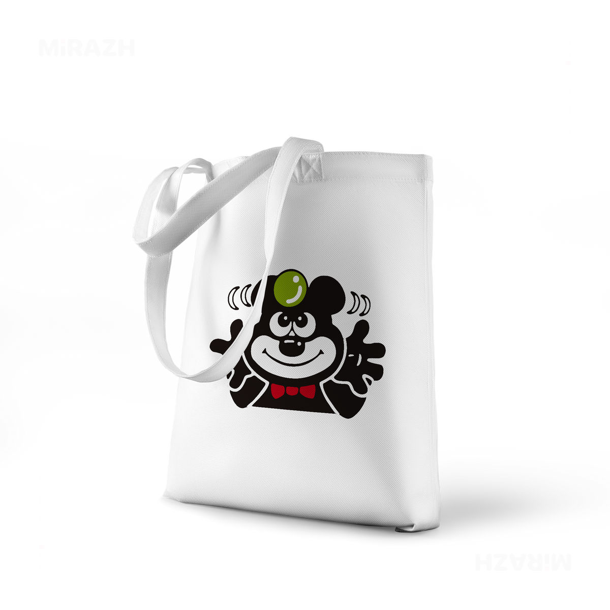AdamsKhersiBlueberry Tote Bags 01 White