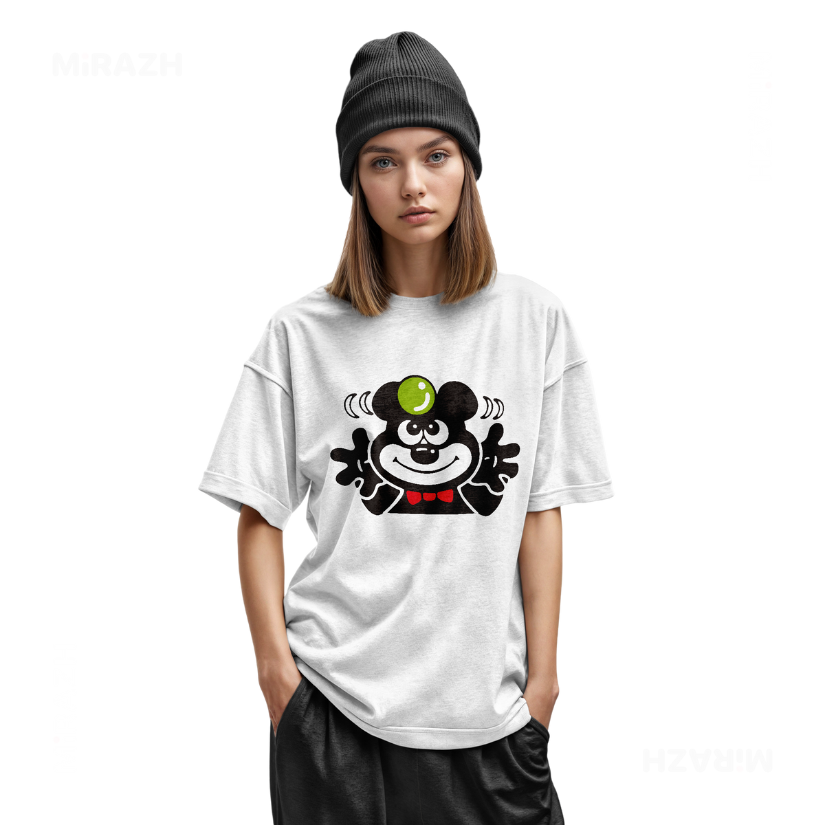 AdamsKhersiBlueberry Youth T Shirt 02 White