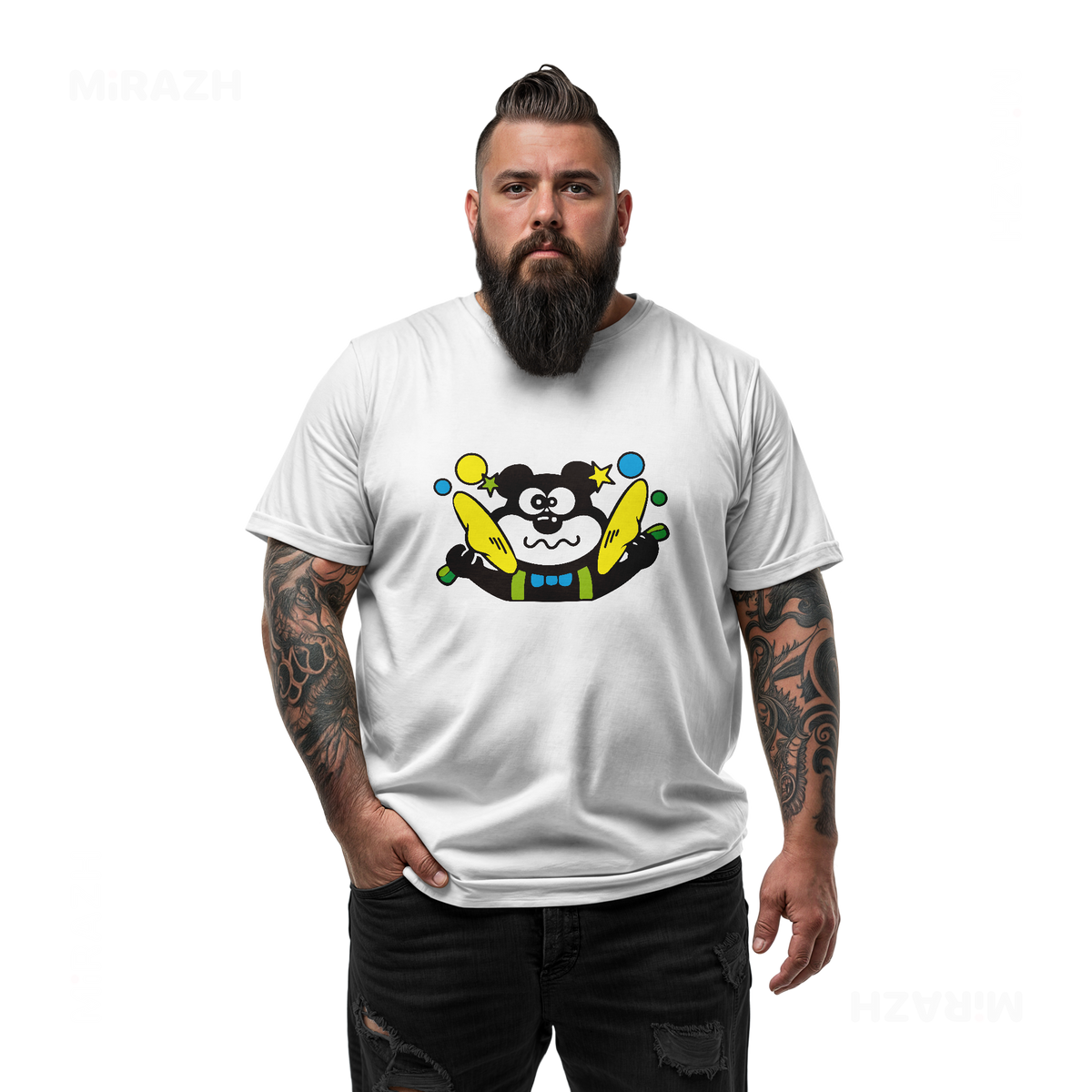 AdamsKhersiStrawberry Adult T Shirt 05 White