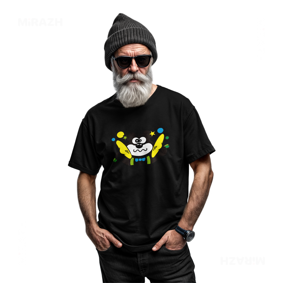AdamsKhersiStrawberry Adult T Shirt 06 Black