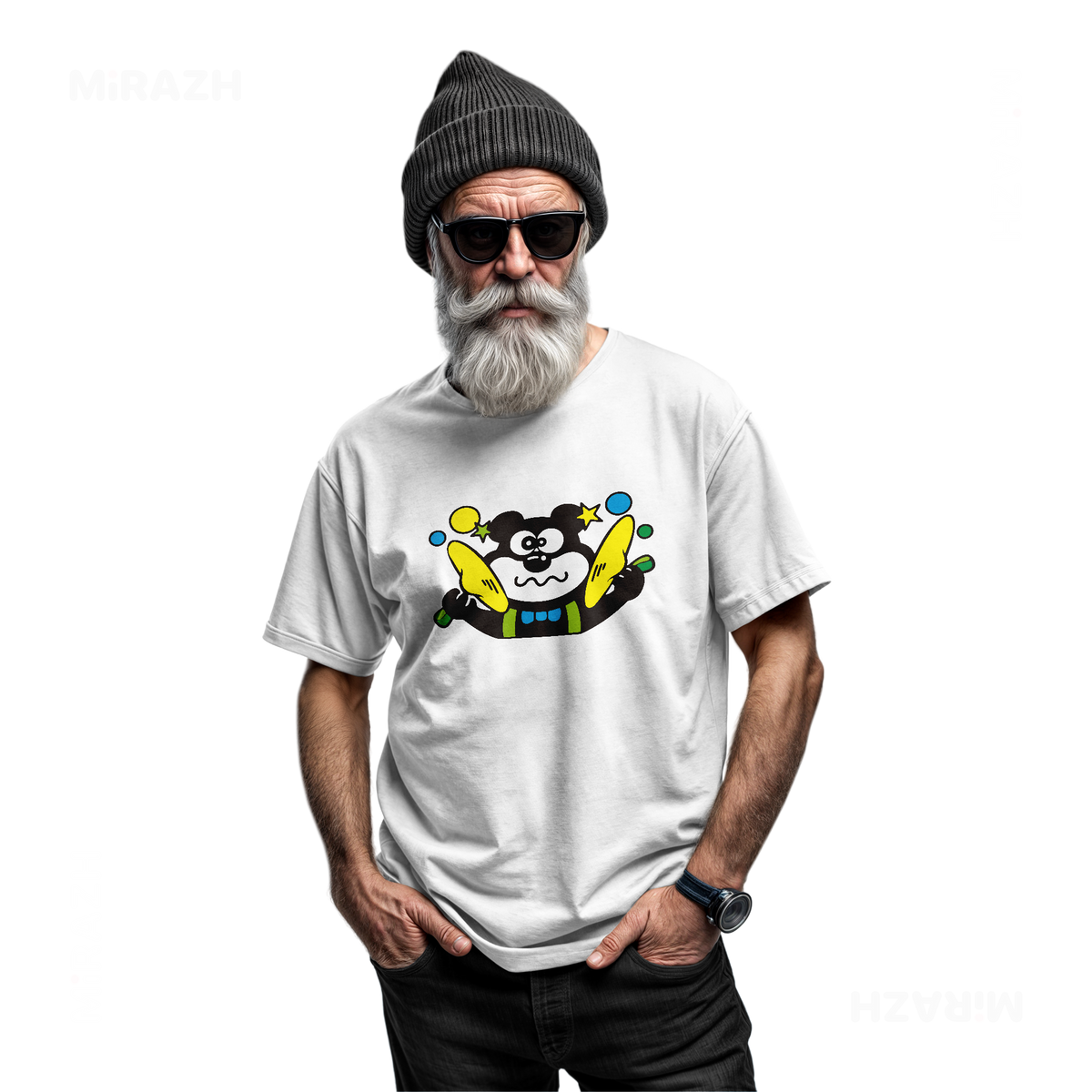 AdamsKhersiStrawberry Adult T Shirt 06 White