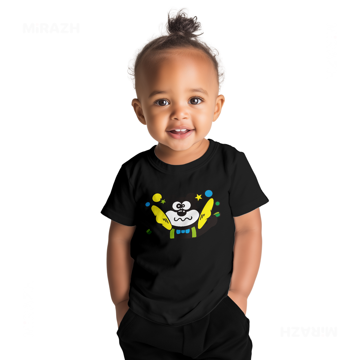 AdamsKhersiStrawberry Baby T Shirt 04 Black