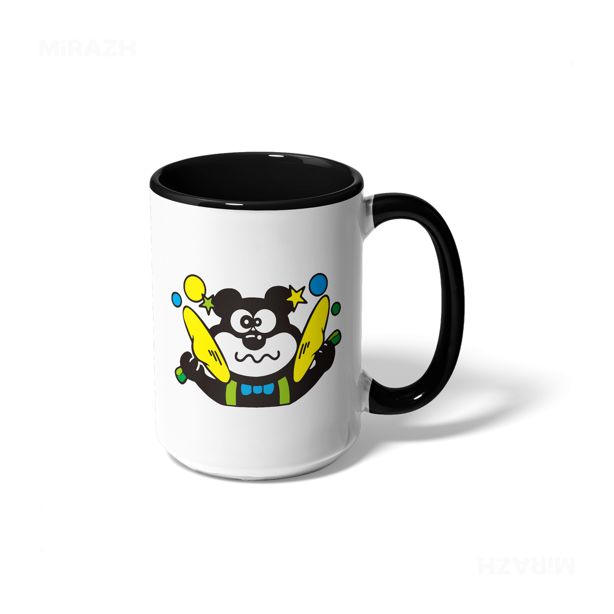AdamsKhersiStrawberry Ceramic Mug 01 White Black