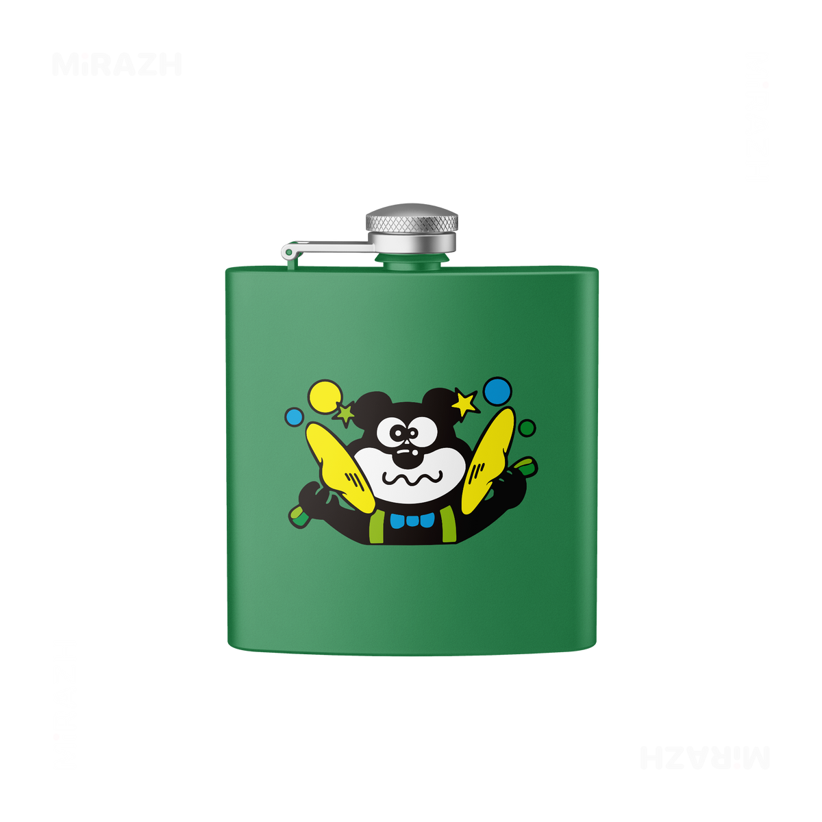 AdamsKhersiStrawberry Hip Flasks 01 Green