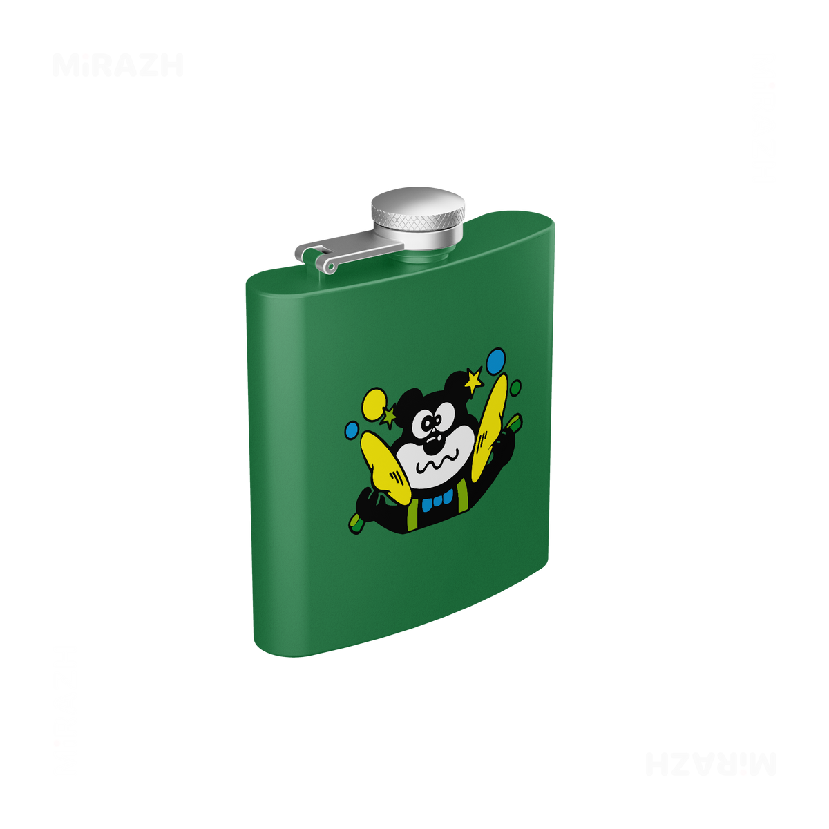 AdamsKhersiStrawberry Hip Flasks 03 Green