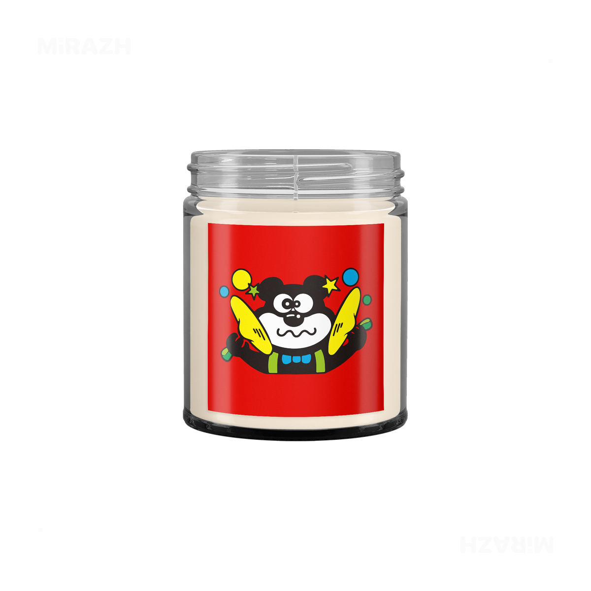 AdamsKhersiStrawberry Scented Candle 03 Clear