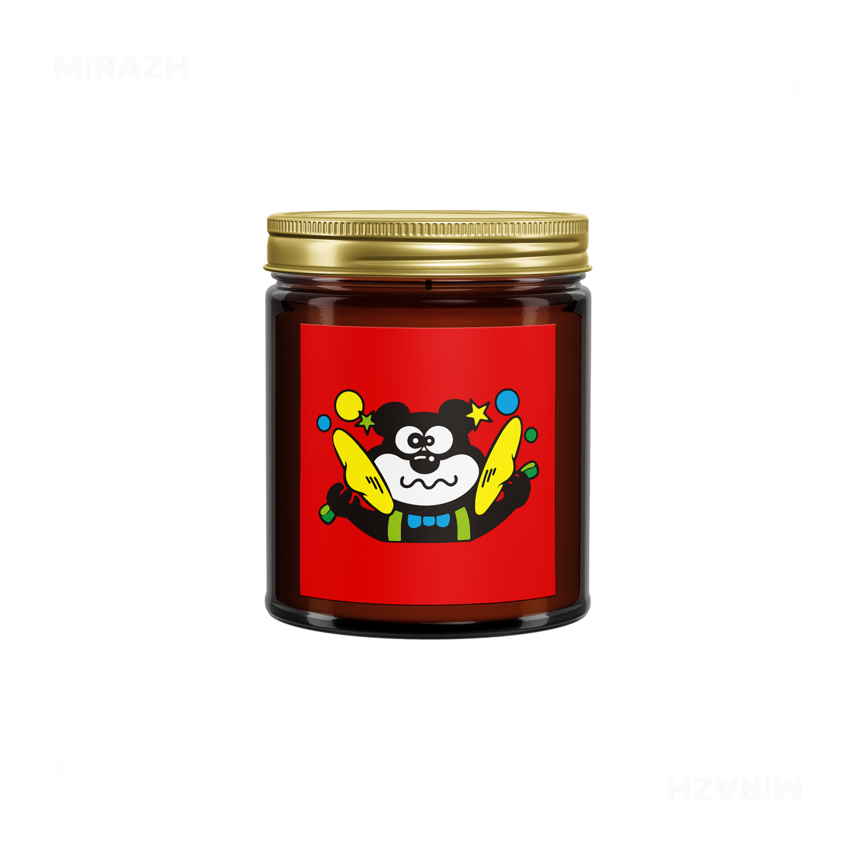AdamsKhersiStrawberry Scented Candle 04 Amber