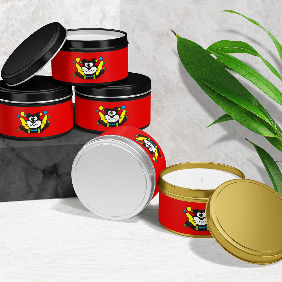 AdamsKhersiStrawberry Tin Candle 02 Black