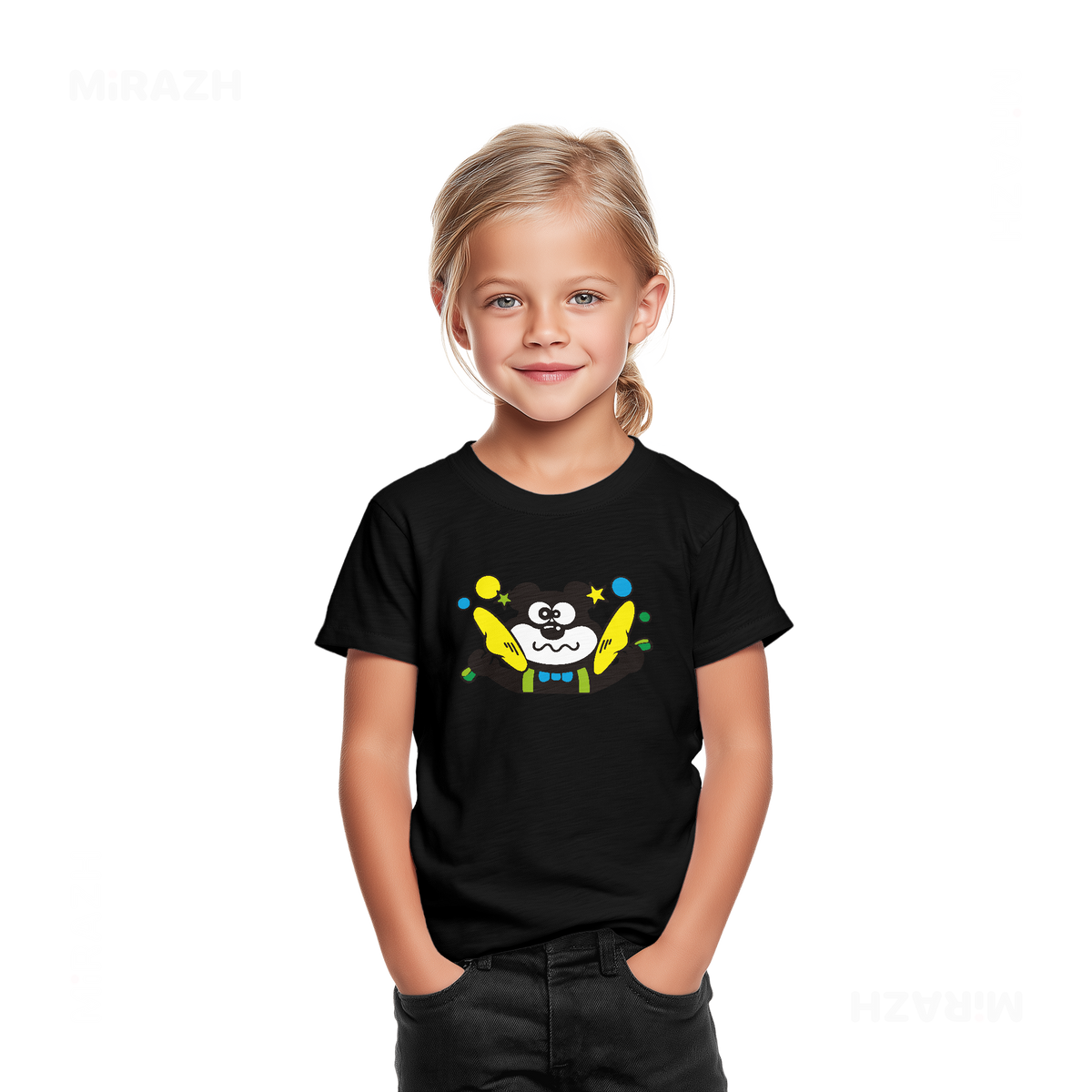 AdamsKhersiStrawberry Toddler T Shirt 02 Black