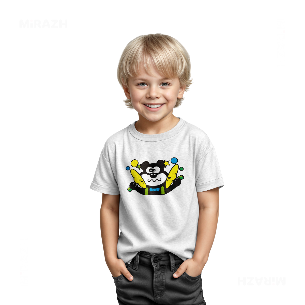 AdamsKhersiStrawberry Toddler T Shirt 03 White