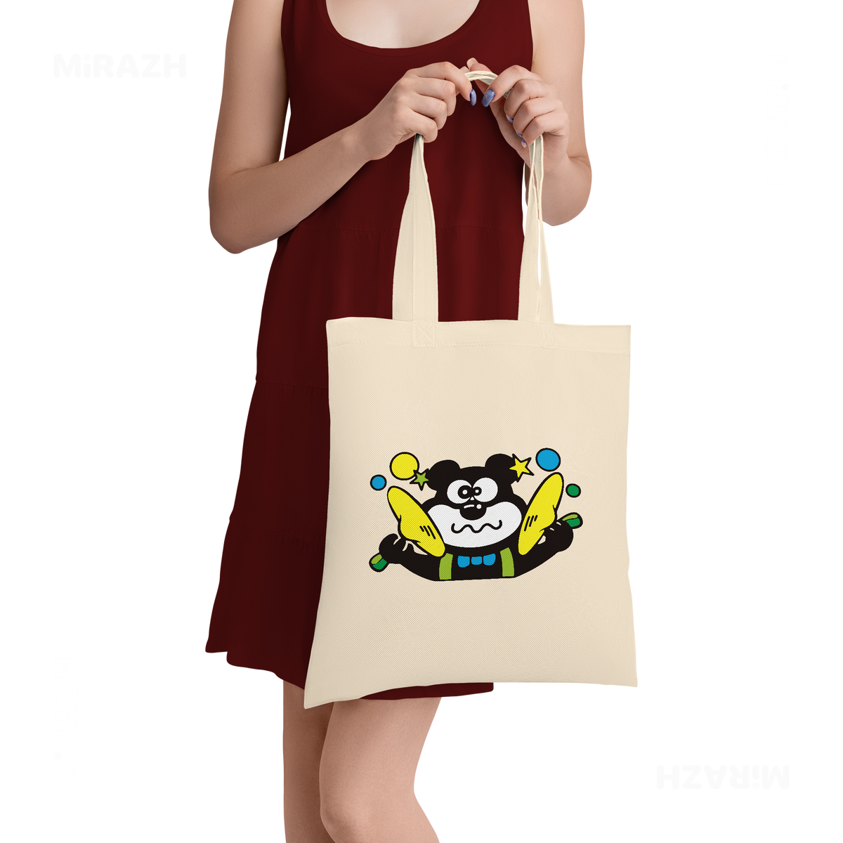AdamsKhersiStrawberry Tote Bags 05 Natural