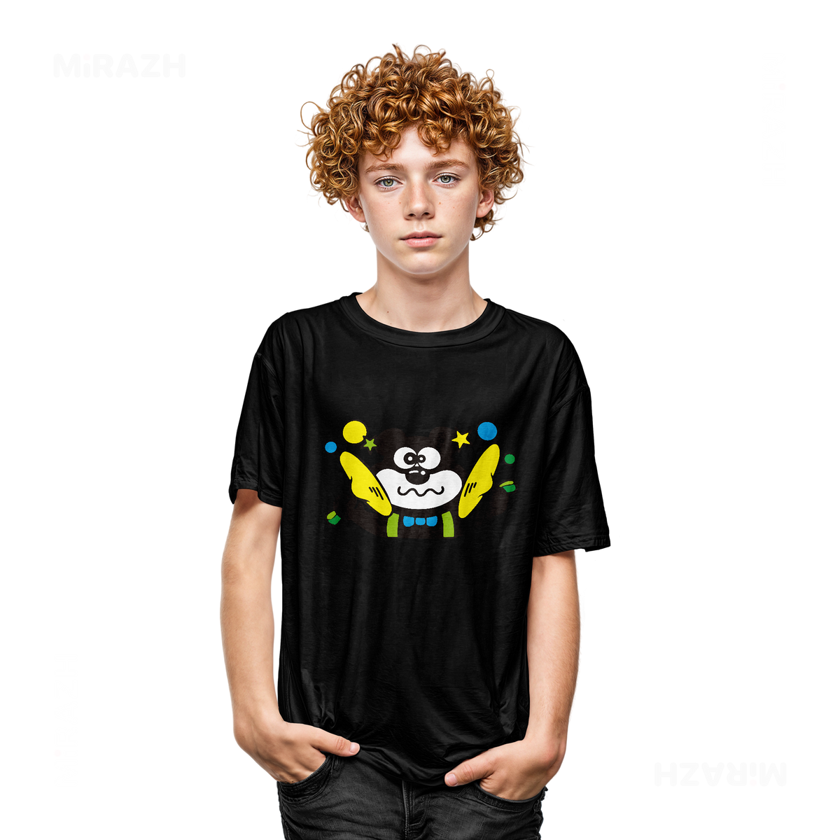 AdamsKhersiStrawberry Youth T Shirt 05 Black