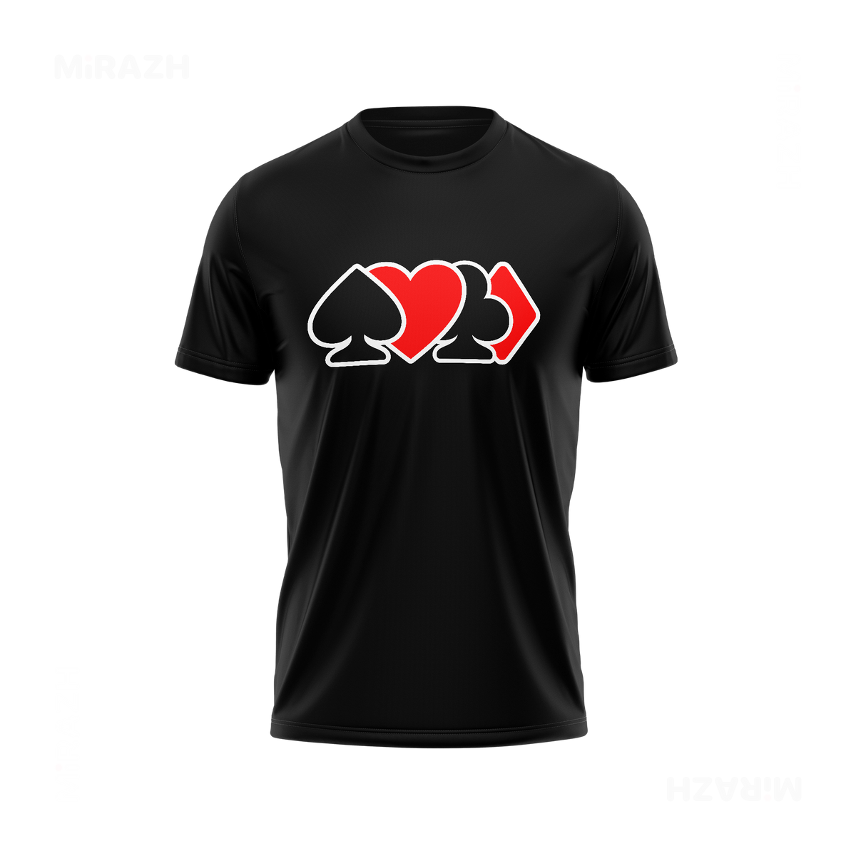 AllSuitsInline Adult T Shirt 01 Black