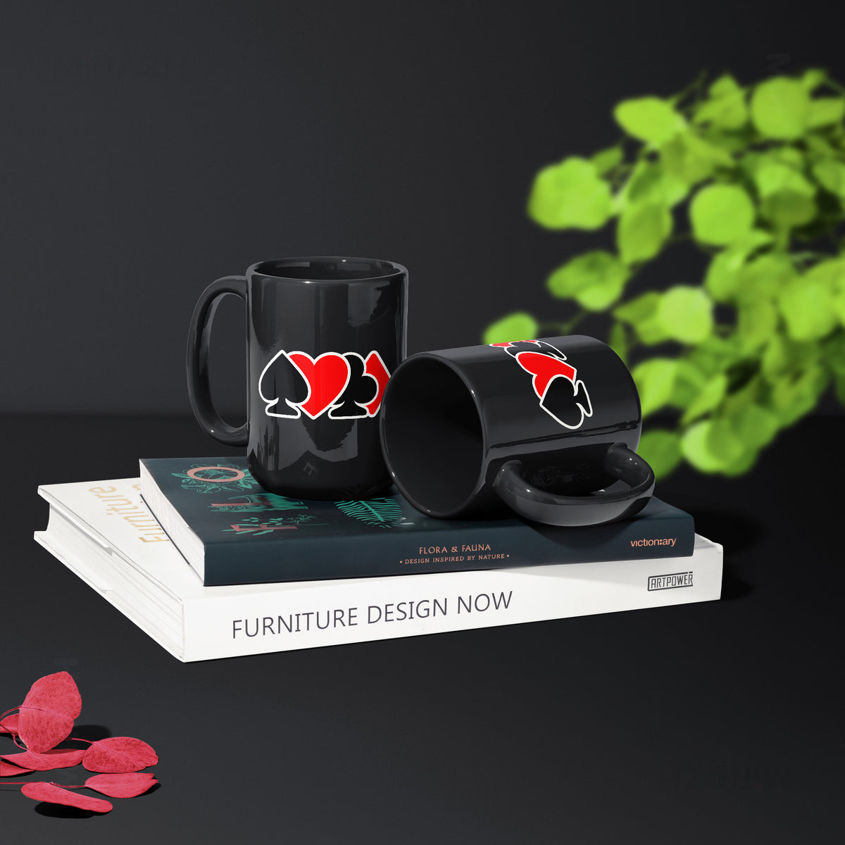 AllSuitsInline Ceramic Mug 02 Black