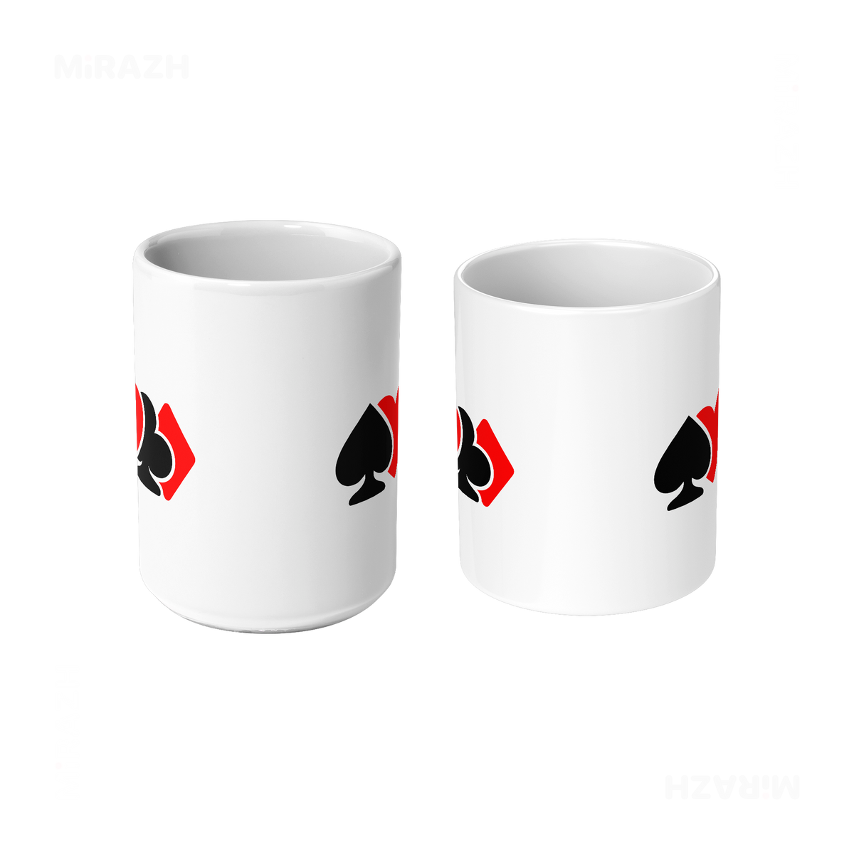 AllSuitsInline Ceramic Mug 09 White
