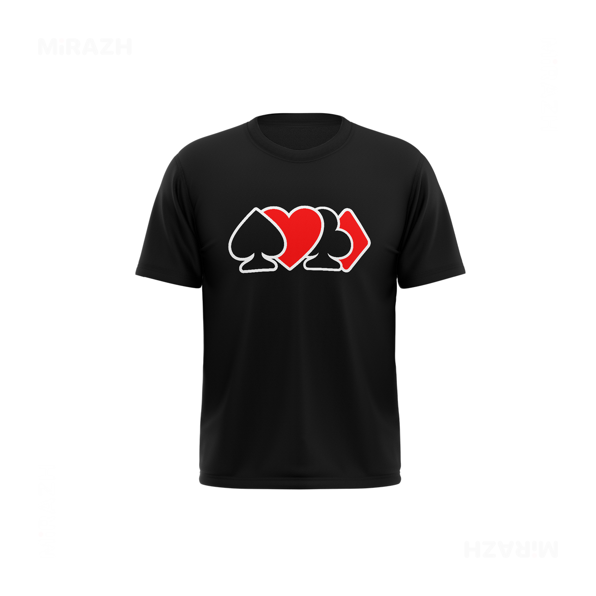 AllSuitsInline Couple T Shirt 03 Black