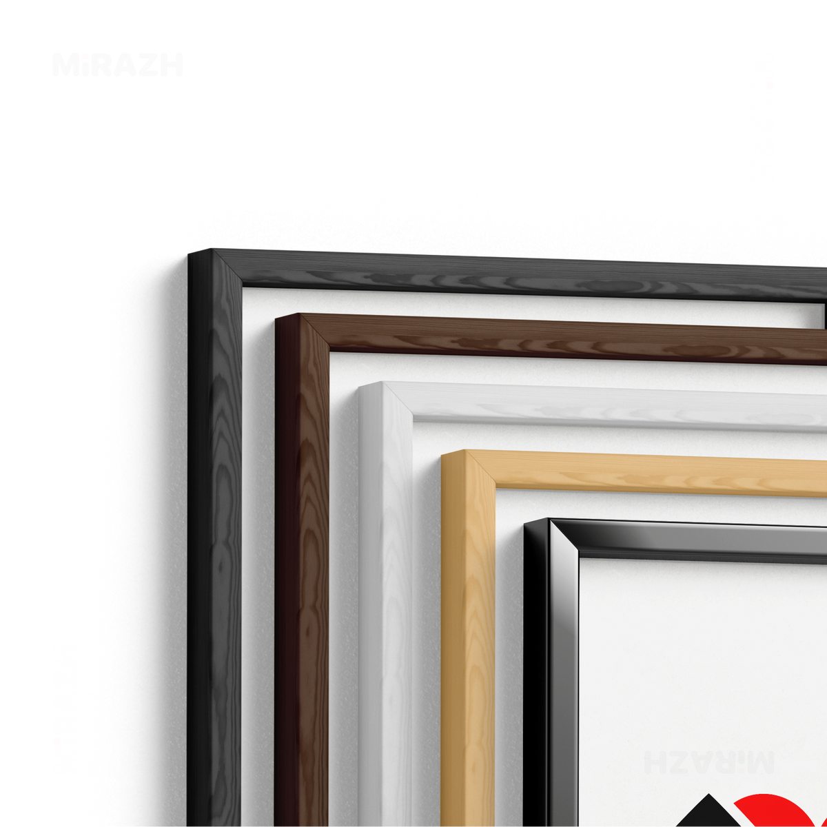 AllSuitsInline Framed Poster 02 Black Aluminum