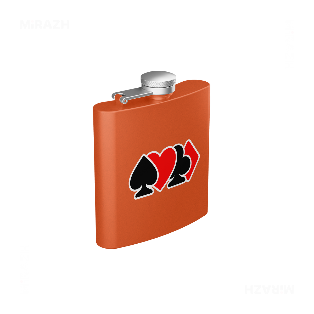 AllSuitsInline Hip Flasks 03 Orange