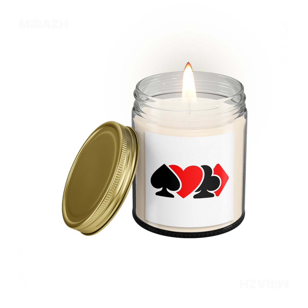 AllSuitsInline Scented Candle 01 Clear