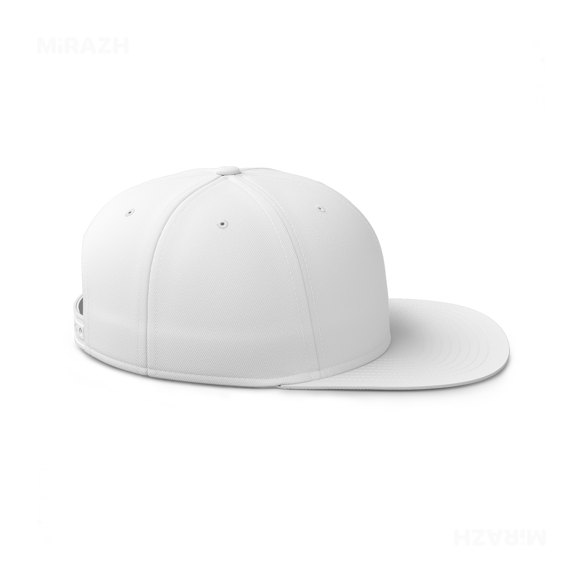 AllSuitsInline Snapback Caps 04 White DTF