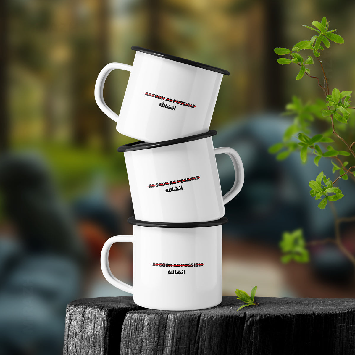 AsSoonAsInshallah Enamel Camping Mug 02