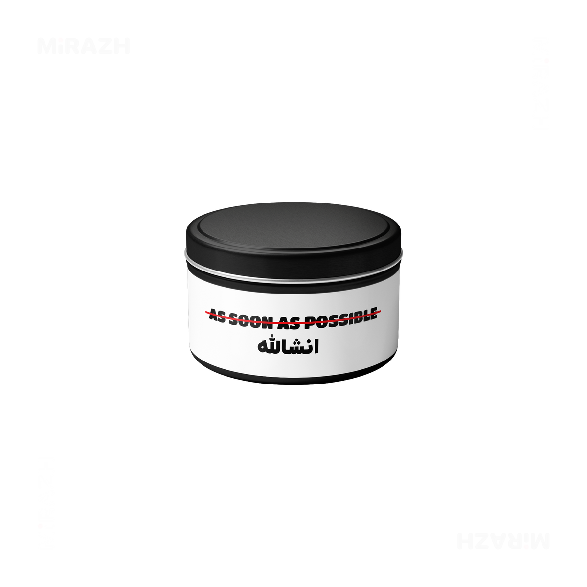 AsSoonAsInshallah Tin Candle 04 Black