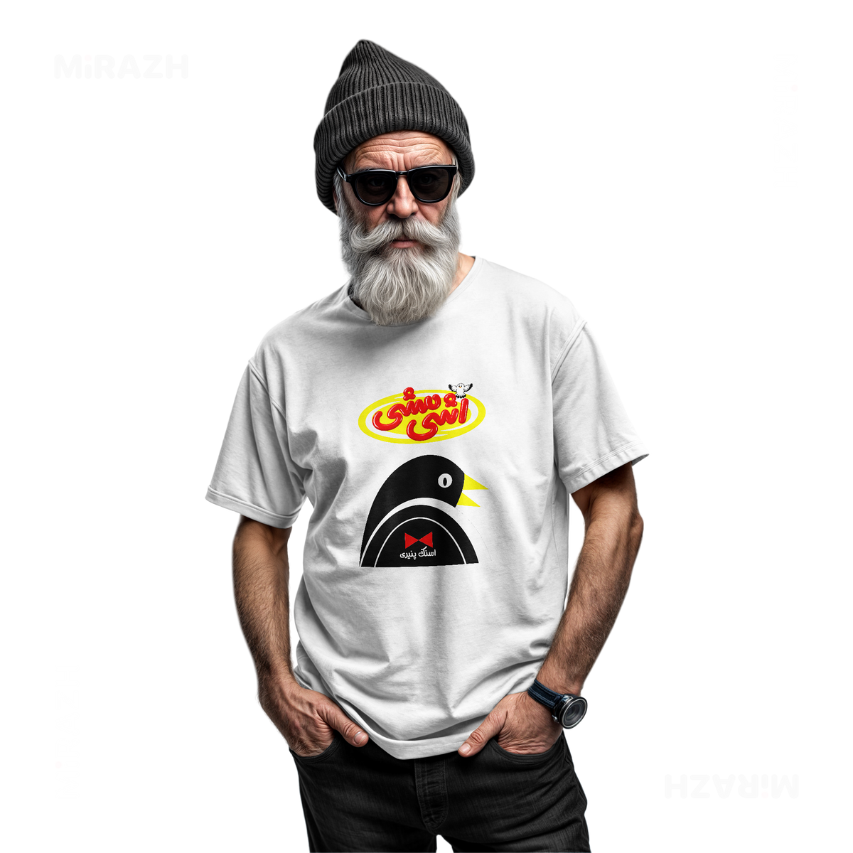 AshiMashiPofakNamaki Adult T Shirt 06 White