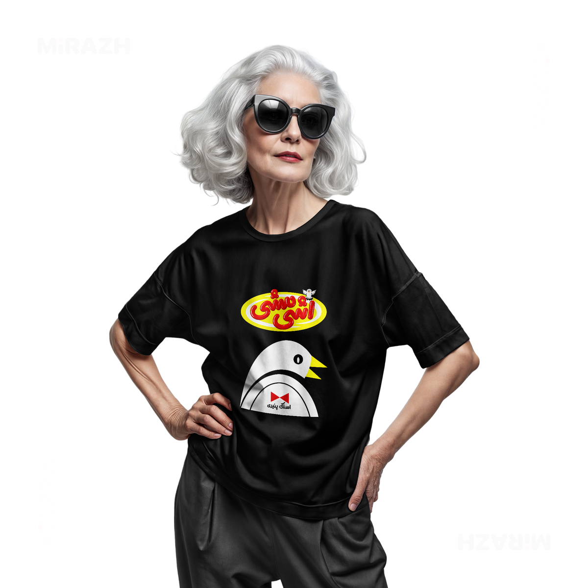 AshiMashiPofakNamaki Adult T Shirt 07 Black