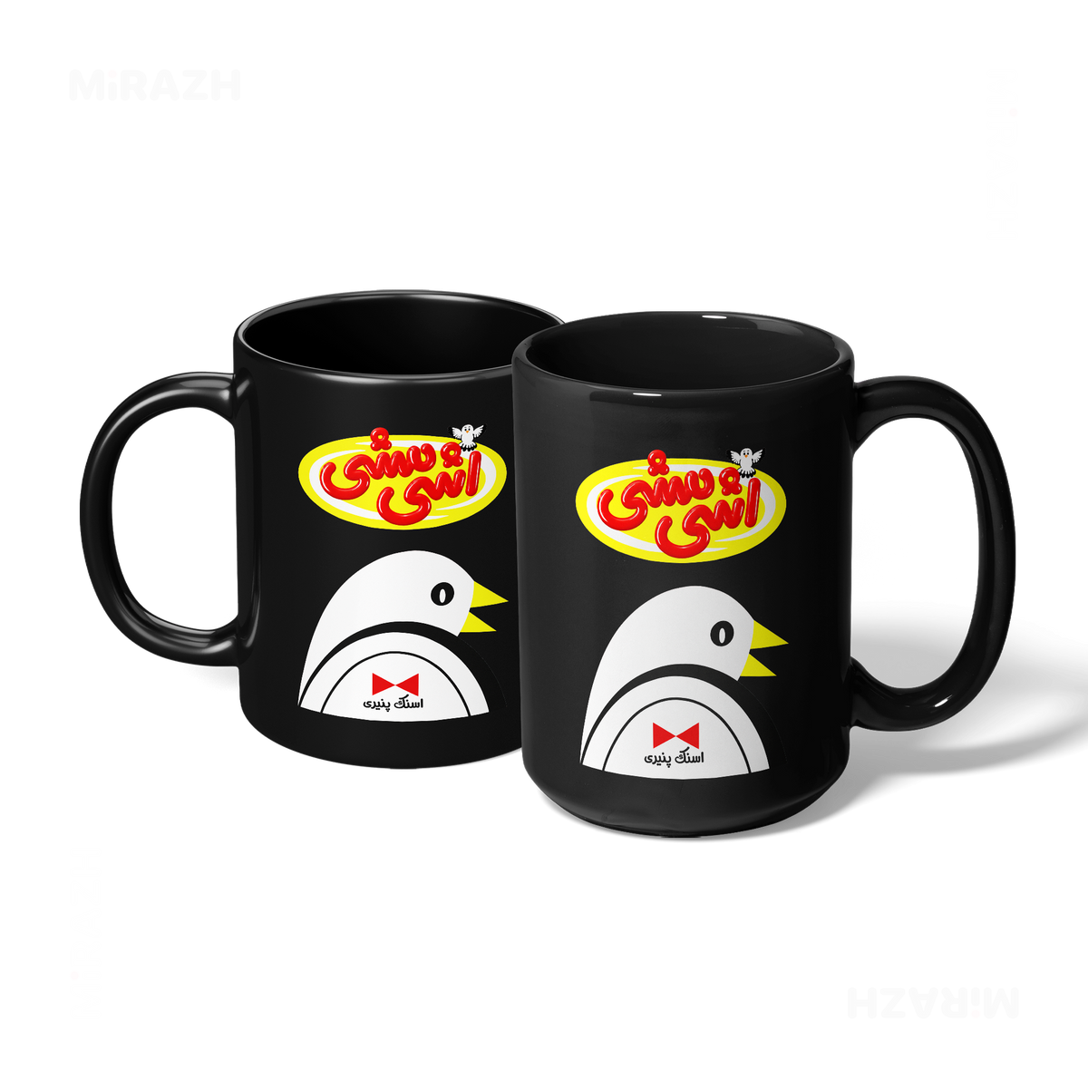 AshiMashiPofakNamaki Ceramic Mug 07 Black
