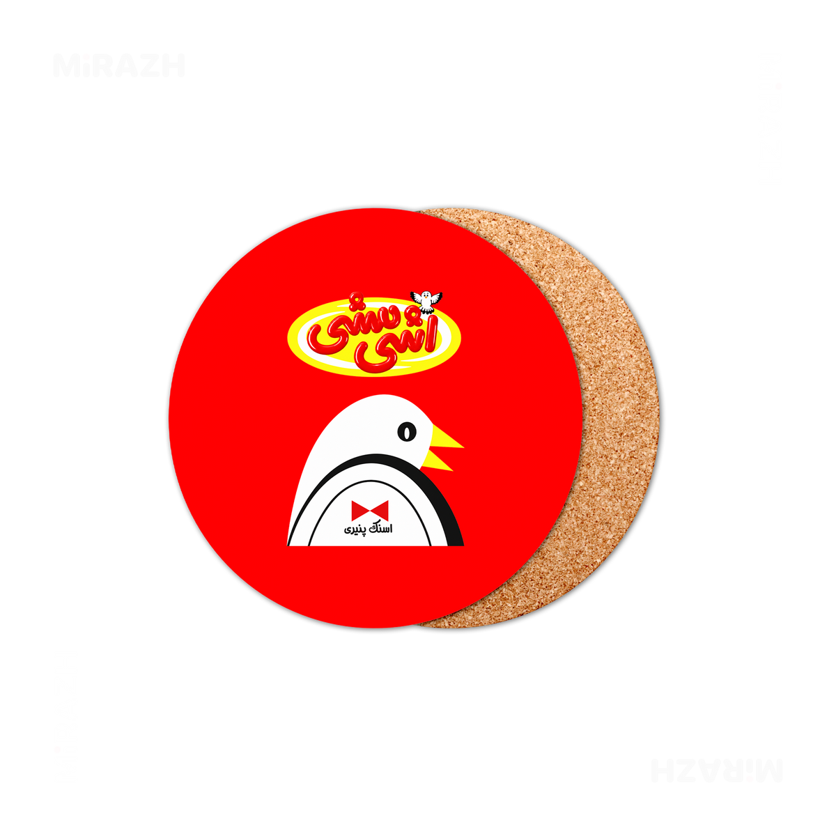 AshiMashiPofakNamaki High Gloss Coaster 01 Round