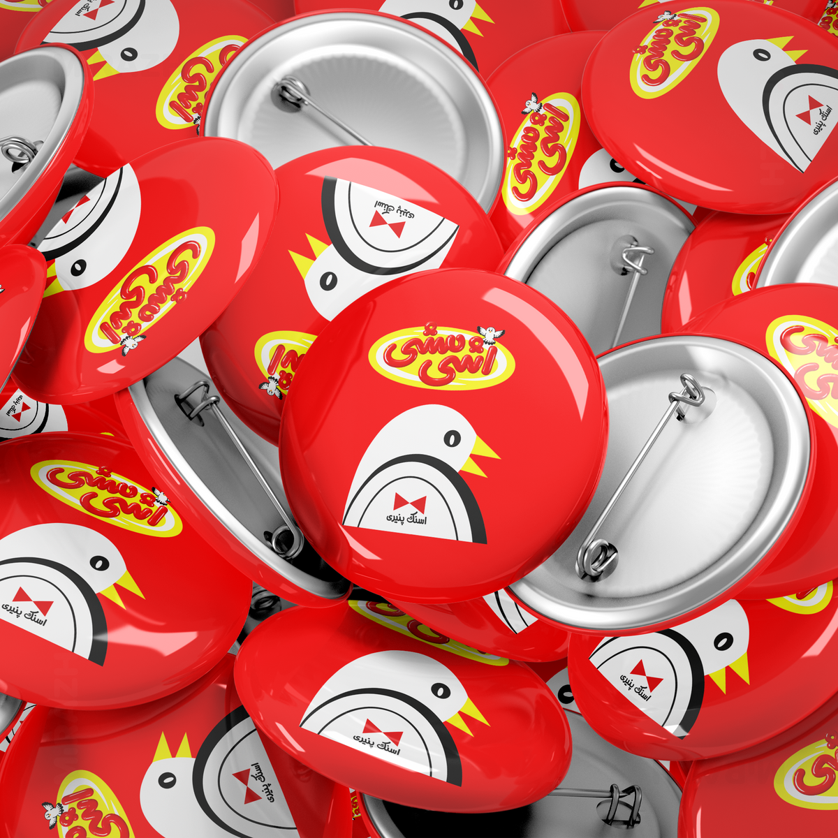 AshiMashiPofakNamaki Pin Buttons 06 Round