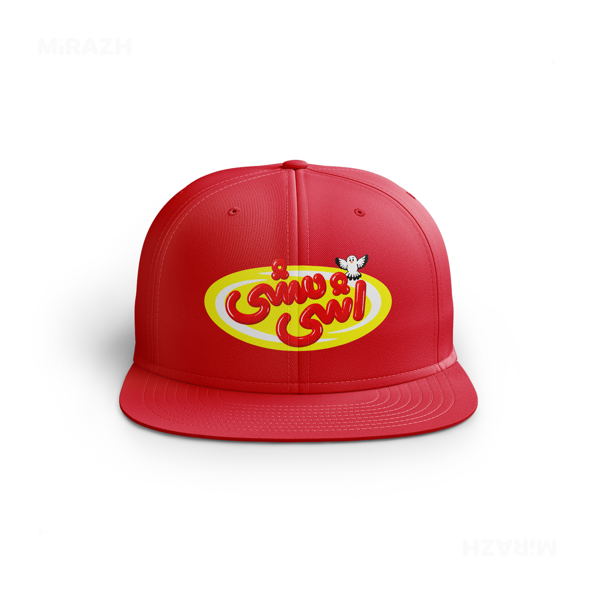 AshiMashiPofakNamaki Snapback Caps 01 Red DTF