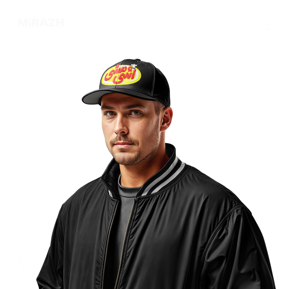 AshiMashiPofakNamaki Snapback Caps 02 Black DTF