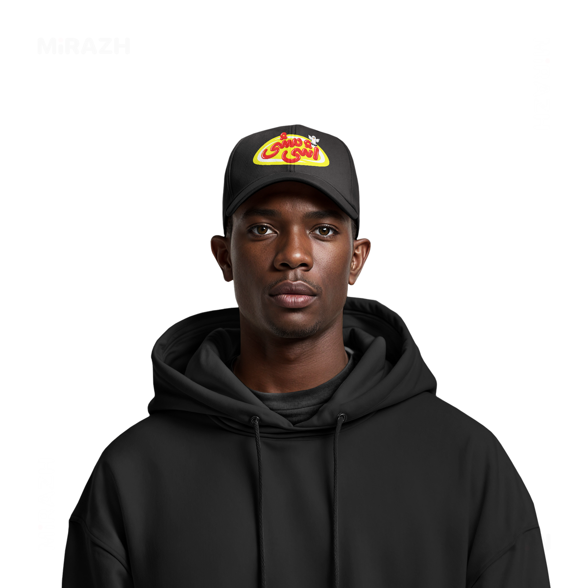 AshiMashiPofakNamaki Snapback Caps 06 Black DTF