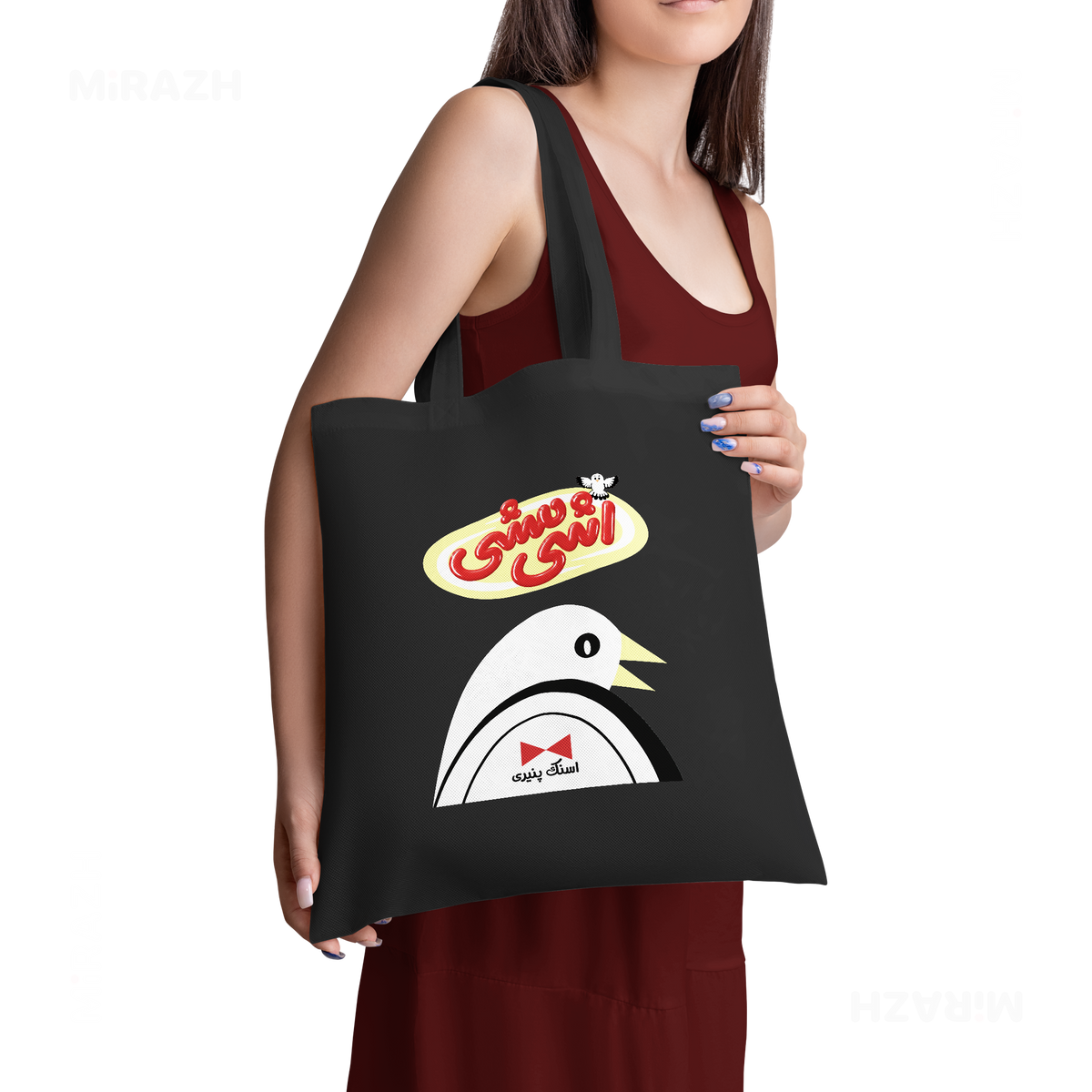 AshiMashiPofakNamaki Tote Bags 02 Black