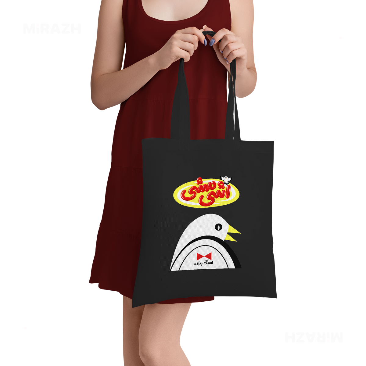 AshiMashiPofakNamaki Tote Bags 05 Black