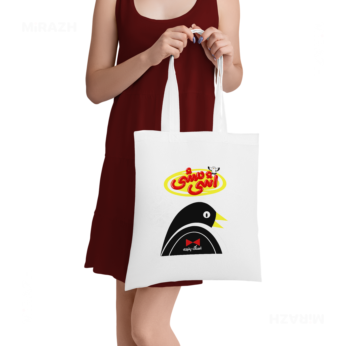 AshiMashiPofakNamaki Tote Bags 05 White